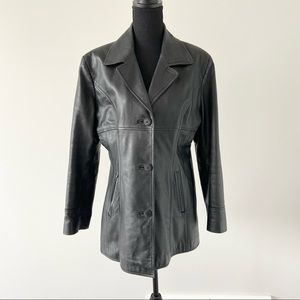 Women's Black Leather Jacket